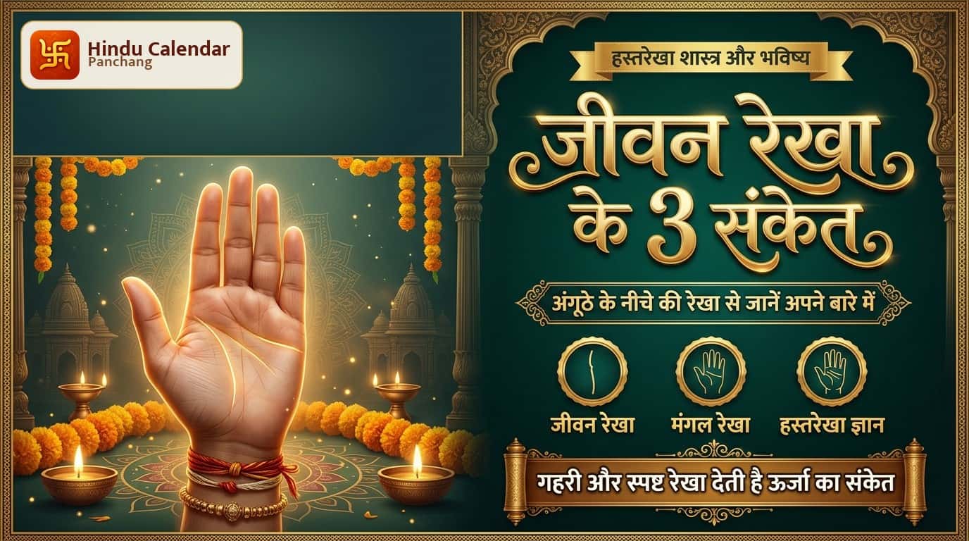 हस्तरेखा शास्त्र: अंगूठे के नीचे की जीवन रेखा क्या बताती है?